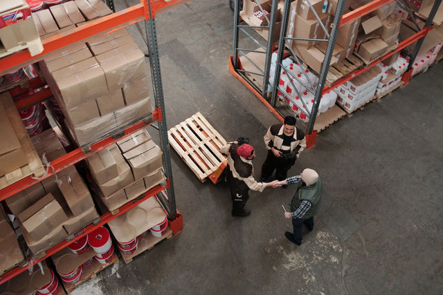 Logistics team coordinating a large relocation
