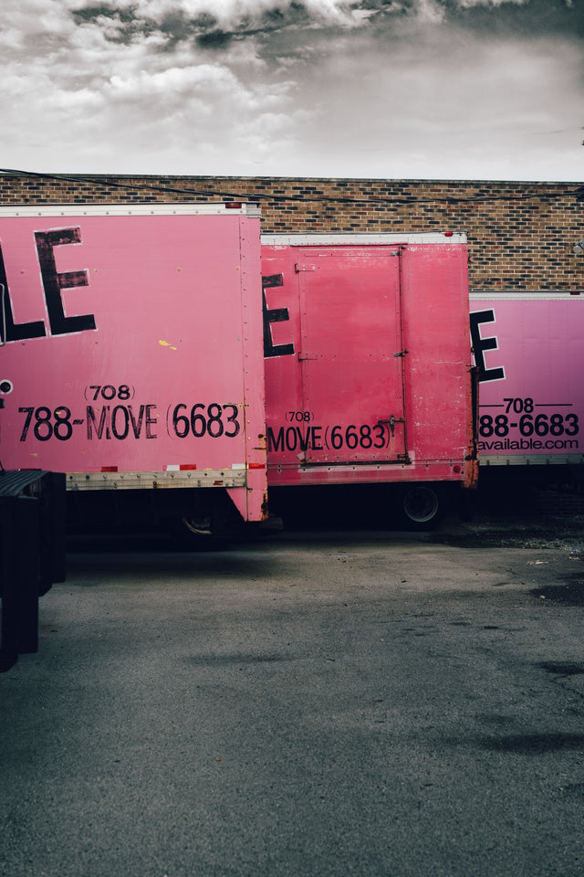 Enclosed box trucks and moving trailers